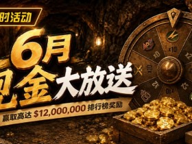 【扑克之星】6月狂欢开启:$1200万美金现金雨,全游戏都能赢!