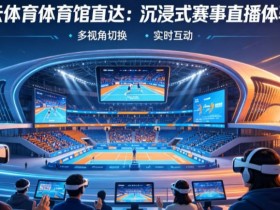 【扑克之星】从单一直播到沉浸式互动:2026数字体育观赛体验正在升级