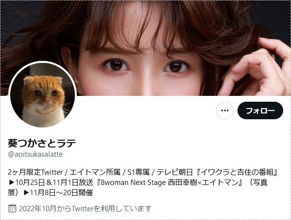 【PokerStars】限时2个月！葵冢 (Aoi Tsukasa) twitter 复活！