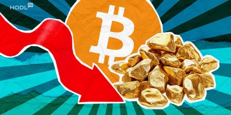 市场 | 黄金罕见暴跌5%，比特币却悄然上涨！一个伟大的轮换开始了？