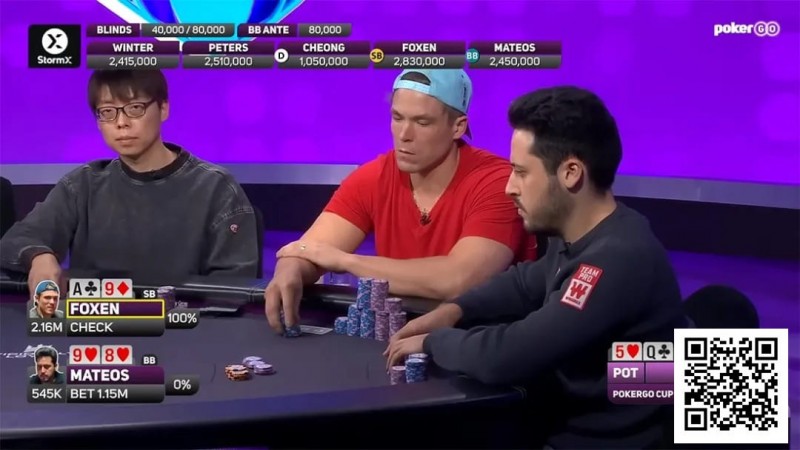 【EV扑克】干货 | 大神对决中的神级解读:Foxen揭秘对阵Mateos的史诗级Hero Call