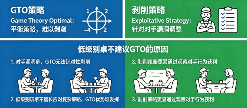 【扑克之星】德州扑克:GTO vs 剥削策略。在低级别桌为什么不建议用GTO?