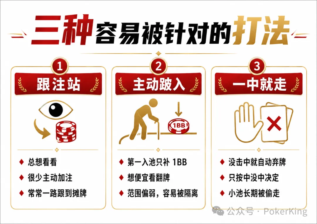 【扑克之星】跟注站、主动跛入、一中就走——现金桌最容易被吃穿的三种打法,你中招了吗?