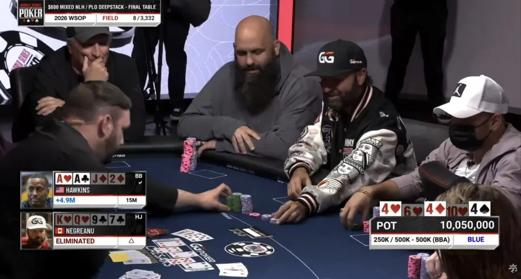 【扑克之星】2026 WSOP快评:600刀混搭赛变成“修罗场”,丹牛撞上霍金斯,葫芦收服同花