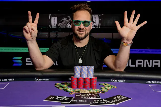 【扑克之星】2026WSOP | 10K H.O.R.S.E.赛朱跃奇获第29名,3K六人桌DannyTang第38名