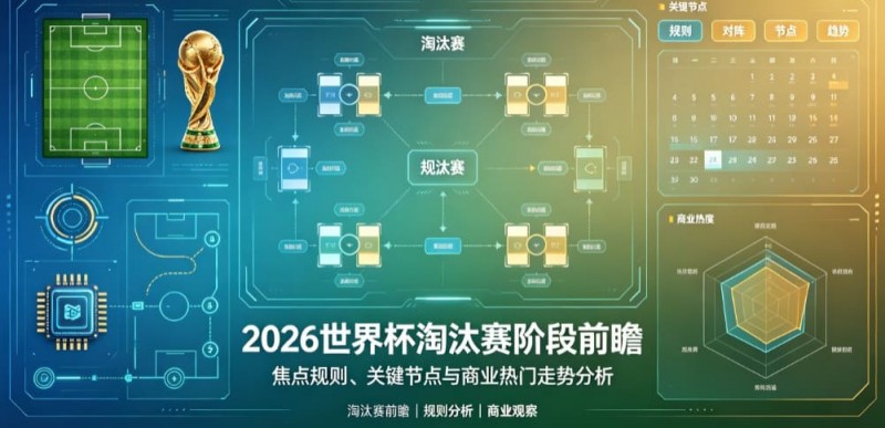 【扑克之星】2026世界杯淘汰赛阶段前瞻:焦点规则、关键节点与商业热门走势分析