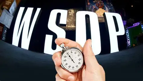 【扑克之星】17分钟长考的代价：全体上钟！WSOP中途改规则玩家当场炸锅