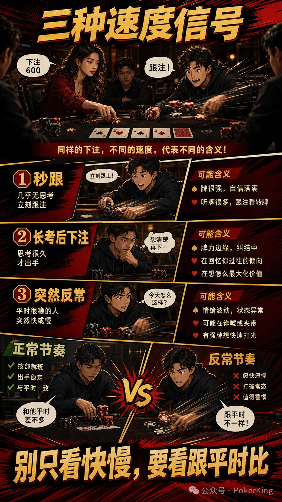 【扑克之星】牌桌上的时间密码:秒跟、长考和反常节奏,哪个才值得你当真?