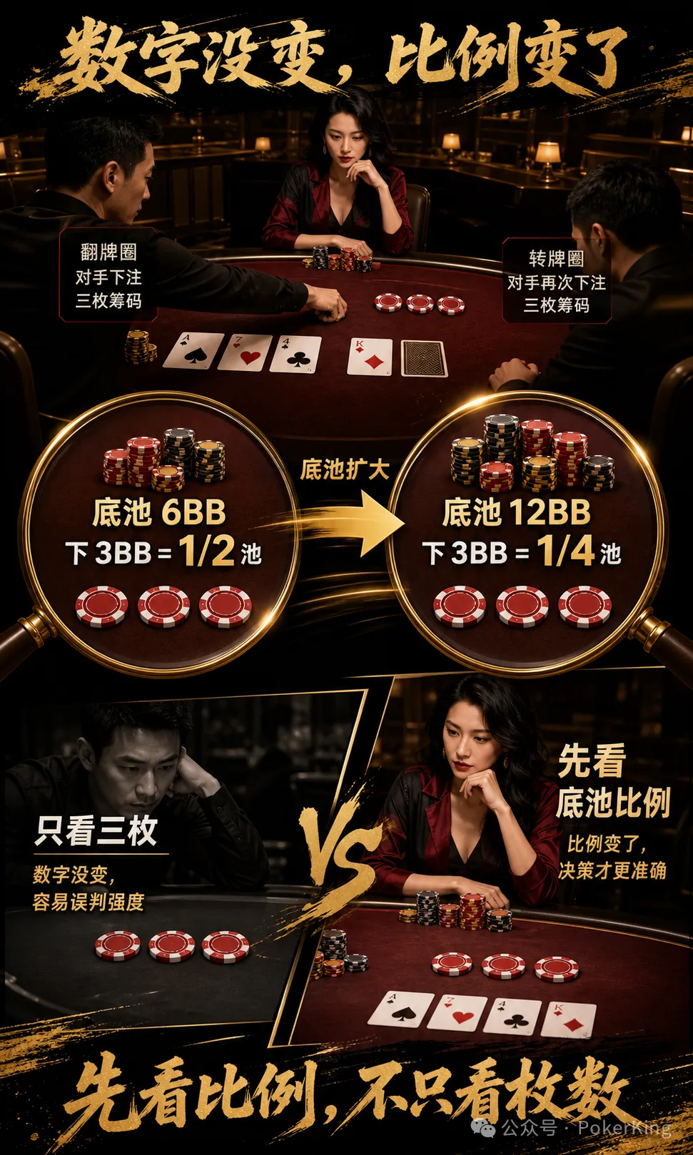 【扑克之星】翻牌转牌同一个数,是“稳”还是“弱”?先查局面变没变